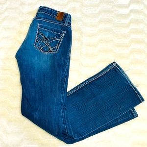 BKE Stella LOW-Rise Boot Stretch Jean Size 28x31 1/2